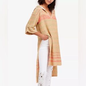 NWOT Free People Berkley Tunic Hooded Sweater